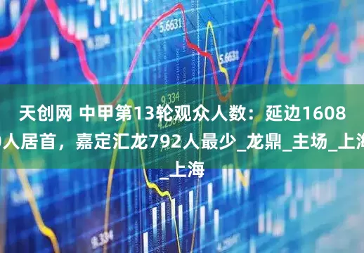 天创网 中甲第13轮观众人数：延边16080人居首，嘉定汇龙792人最少_龙鼎_主场_上海